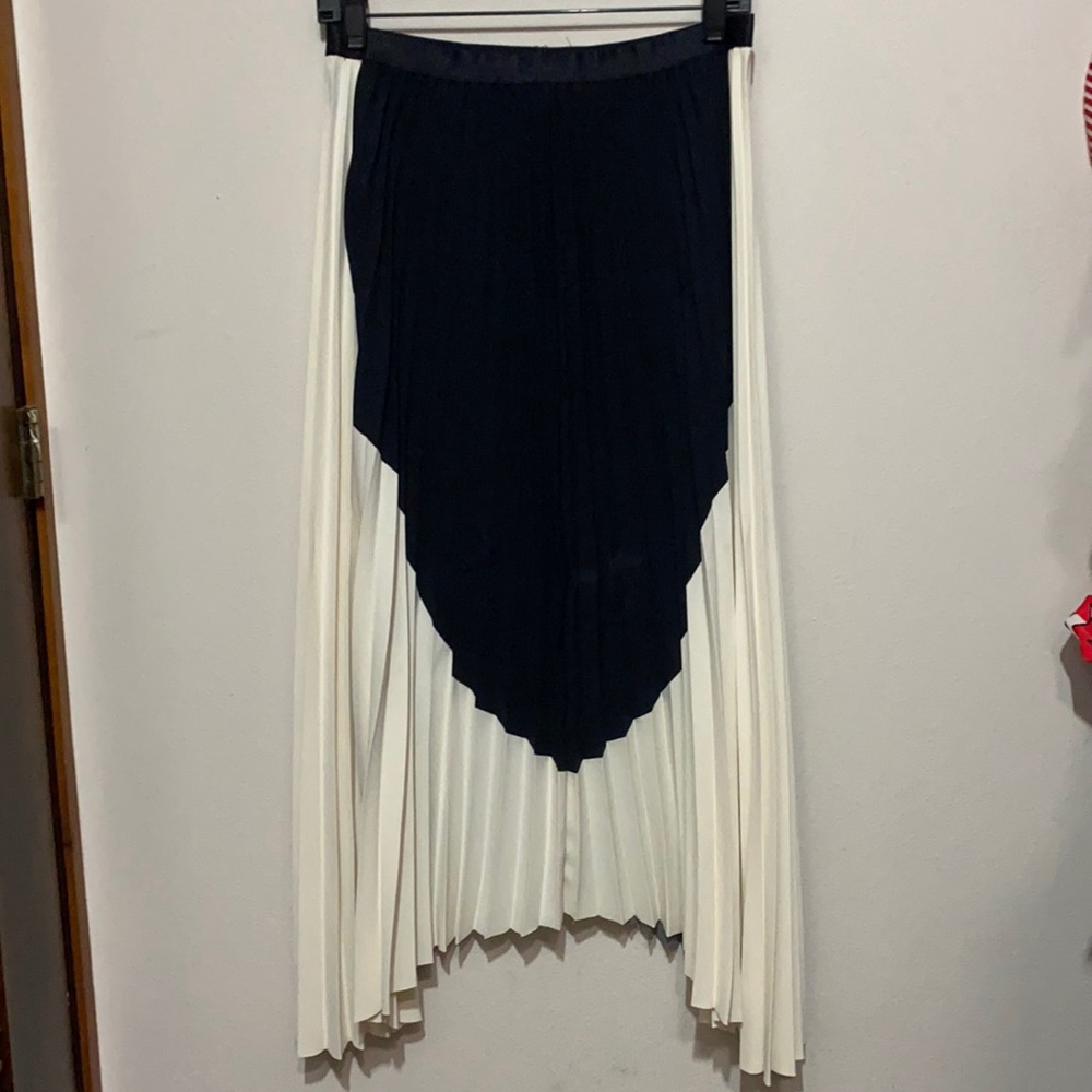 Pleated maxi skirt